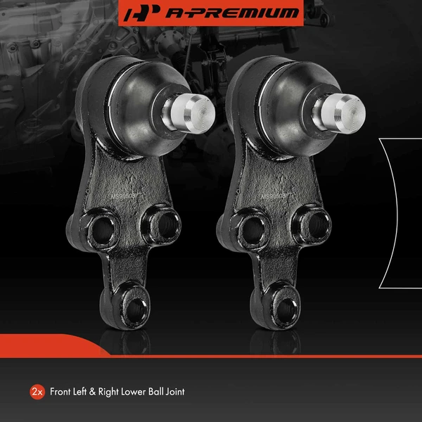 2 Pcs Front Lower Ball Joint for Kia Sedona 2006-2012 2014 Hyundai Entourage