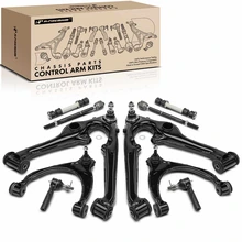 2015-2020 GMC Yukon XL A Set of 10 Control Arm Sway Bar Link and Tie Rod End Kit Front Side A-Premium APCA5462