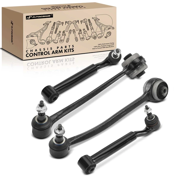 4-Pc Control Arm and Ball Joint Assembly, Front Lower Forward & Rearward with Ball Joint A-Premium APCA6041
