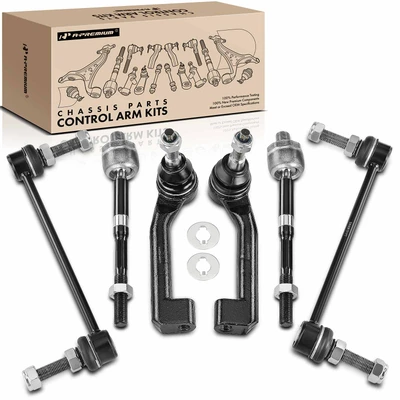 6 Pcs Sway Bar Link Tie Rod End