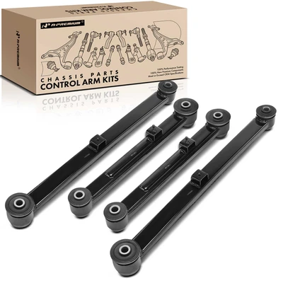 4 Pcs Rear Upper & Lower Control Arm