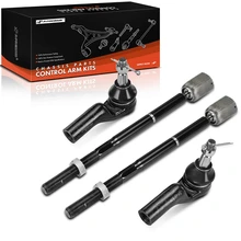 4 Pcs Front Inner & Outer Tie Rod End