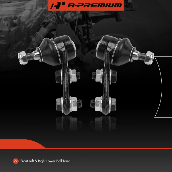 2 Pcs Front Lower Ball Joint for Chevy Aveo 2004-2011 Aveo5 Pontiac G3 Wave