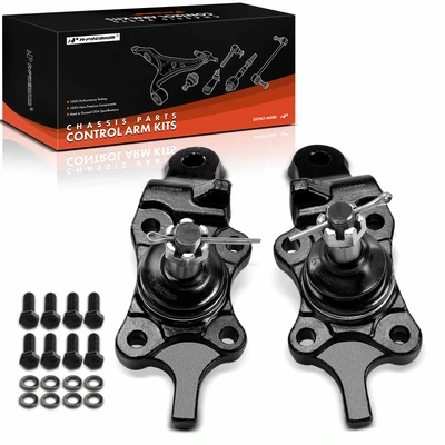 2 Pcs Front Lower Suspension Ball Joint Kit