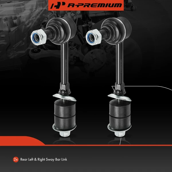 Sway Bar Link, Rear Side, A-Premium APCA7117