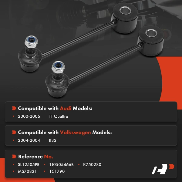 Sway Bar Link Rear Driver & Passenger A-Premium APCA7127