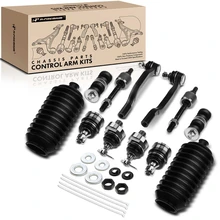 12 Pcs Front Sway Bar Link Tie Rod End with Ball Joint