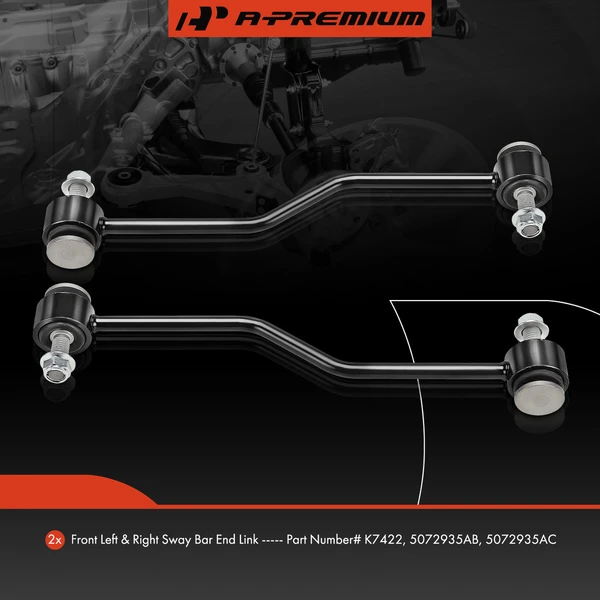 Sway Bar Link Rear Driver & Passenger A-Premium APCA7832