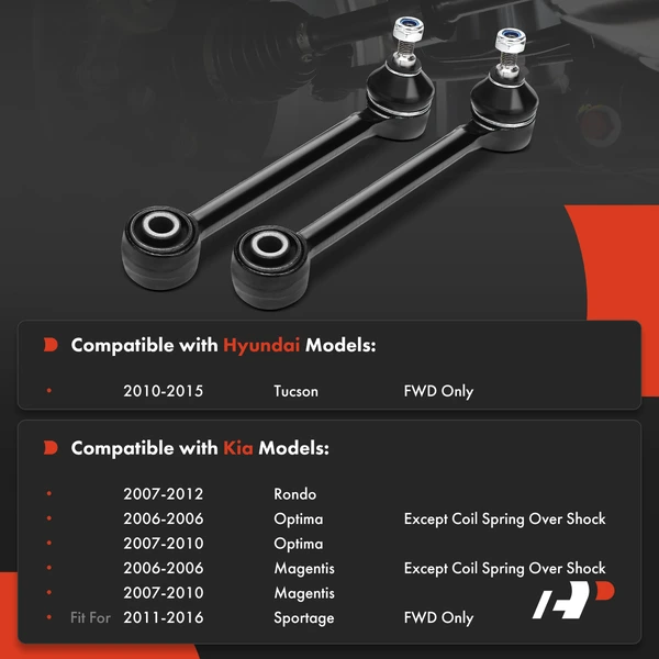 2-Pc Control Arm and Ball Joint Kit, Rear Upper Forward with Ball Joint A-Premium APCA7836