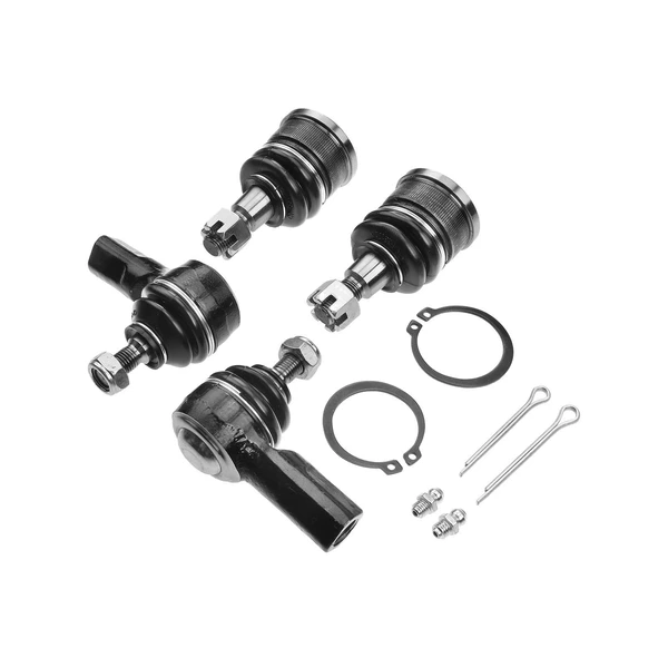 A Set of 6 Control Arm Ball Joint and Tie Rod End Kit Front Lower & Outer A-Premium APCA0385