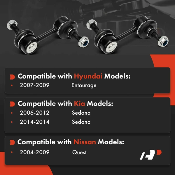 Sway Bar Link, Rear Driver & Passenger, A-Premium APCA7348