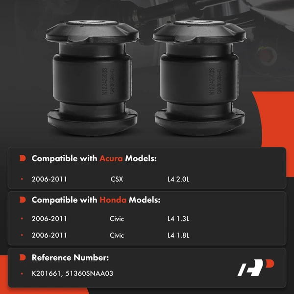 Control Arm Bushing Front Lower Rearward A-Premium APCA9978