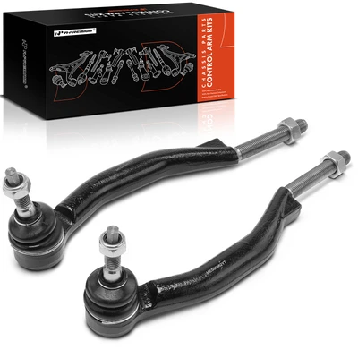 2 Pcs Front Outer Tie Rod End