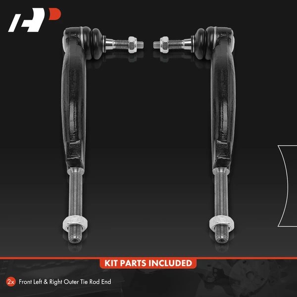 2 Pcs Front Outer Tie Rod End for Cadillac STS 2005-2011