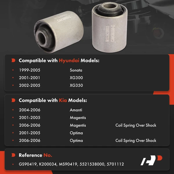 Control Arm Bushing Rear Lower Forward Inner A-Premium APCA9981