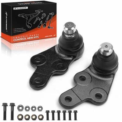2 Pcs Front Lower Suspension Ball Joint with Mounting Hardware