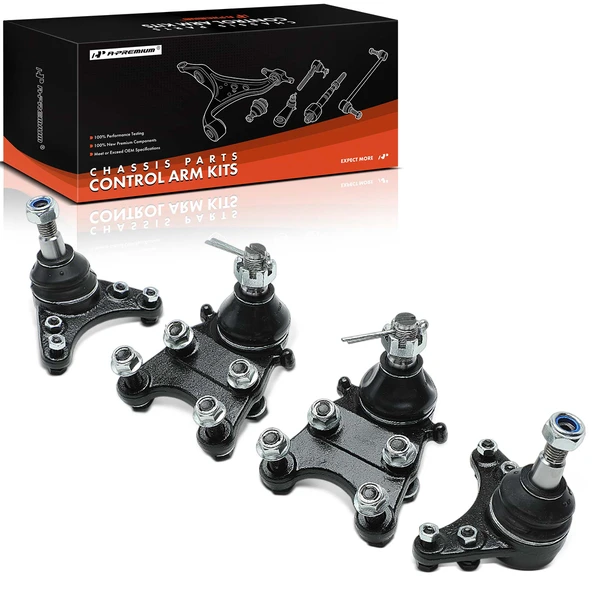 2004-2012 GMC Canyon Ball Joint Kit Front Lower & Upper A-Premium APCA7842