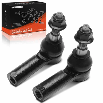 2 Pcs Front Outer Steering Tie Rod End