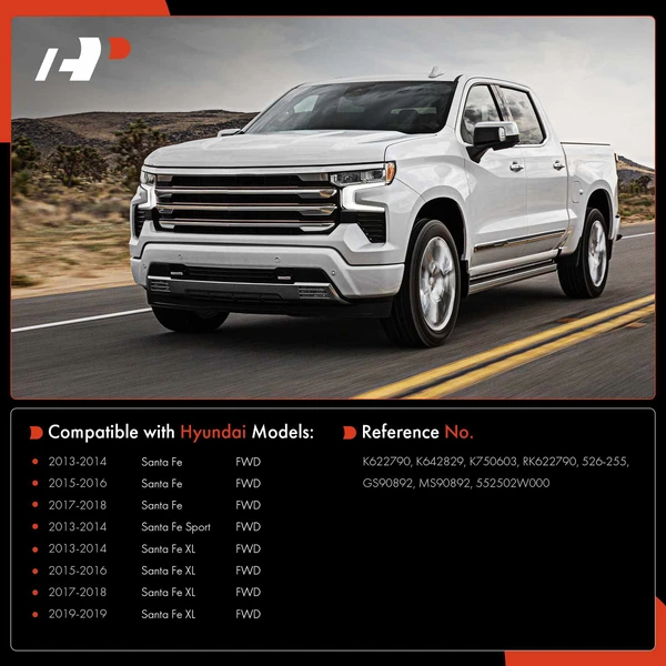 A Set of 6 Control Arm Ball Joint and Sway Bar Link Kit Rear Side A-Premium APCA7356