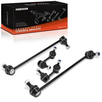 4 Pcs Front & Rear Stabilizer Bar Link