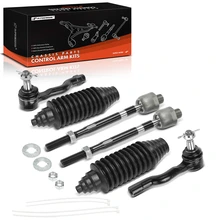 6 Pcs Front Driver Outer & Front Passenger Outer Tie Rod End for 2003-2008 INFINITI FX35
