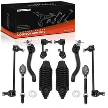 10 Pcs Front & Rear Sway Bar Link & Tie Rod End for 2009-2014 Nissan Maxima
