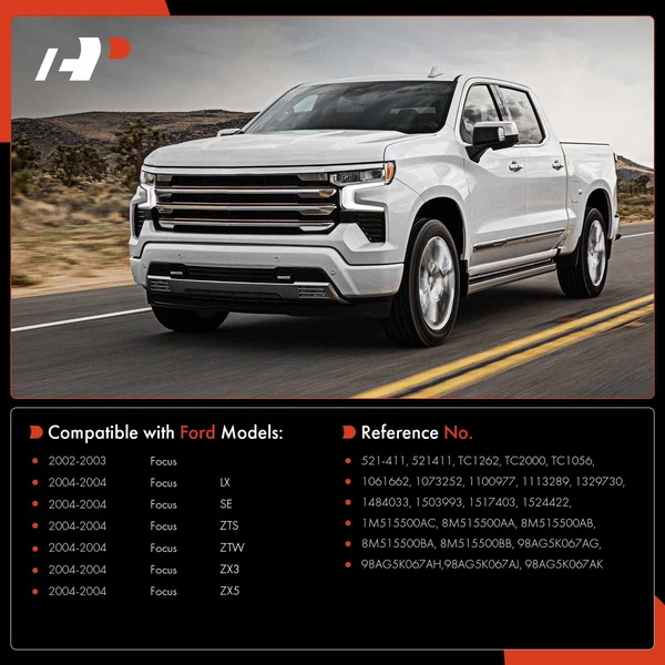 8 Trailing Arm + Control Arm + Stabilizer Bar Link Rear Side A-Premium APCA7506