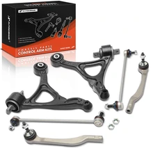 6 Pcs Front Control Arm with Ball Joint Sway Bar Link