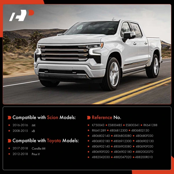 6 Control Arm and Ball Joint Assembly + Tie Rod End + Stabilizer Bar Link Front Side A-Premium APCA7511