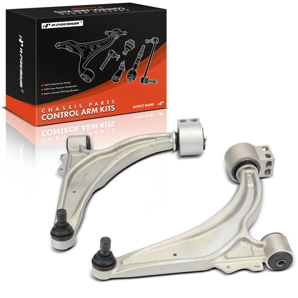 2-Pc Control Arm and Ball Joint Kit, Front Driver & Passenger Lower with Ball Joint A-Premium APCA7512