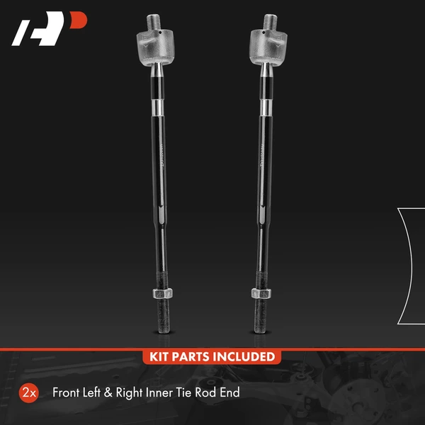 2 Pcs Front Inner Steering Tie Rod Ends for Suzuki Aerio 2002-2007