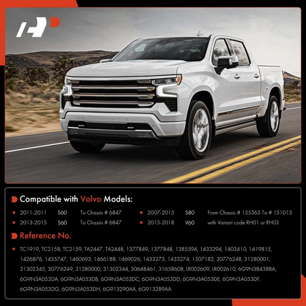 6-Pc Control Arm, Front Side with Ball Joint A-Premium APCA7521