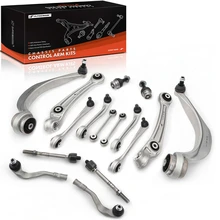 16 Pcs Front Control Arm & Sway Bar Link & Tie Rod End Kit