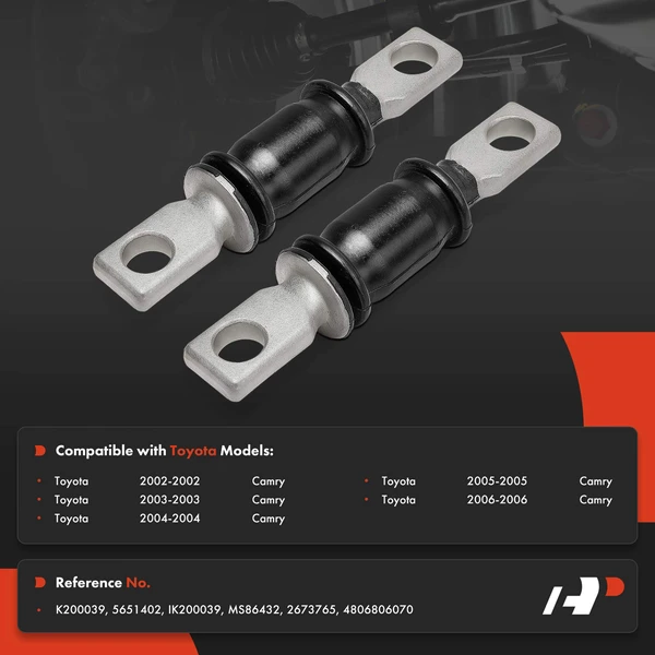 2-Pc Control Arm Bushing, Front Driver & Passenger Lower Forward A-Premium APCA9187