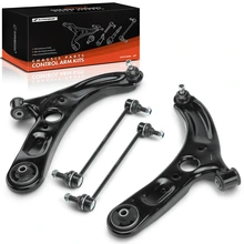 2014-2017 Kia Forte Koup 4 Control Arm Ball Joint and Sway Bar Link Kit Front Side A-Premium APCA7547