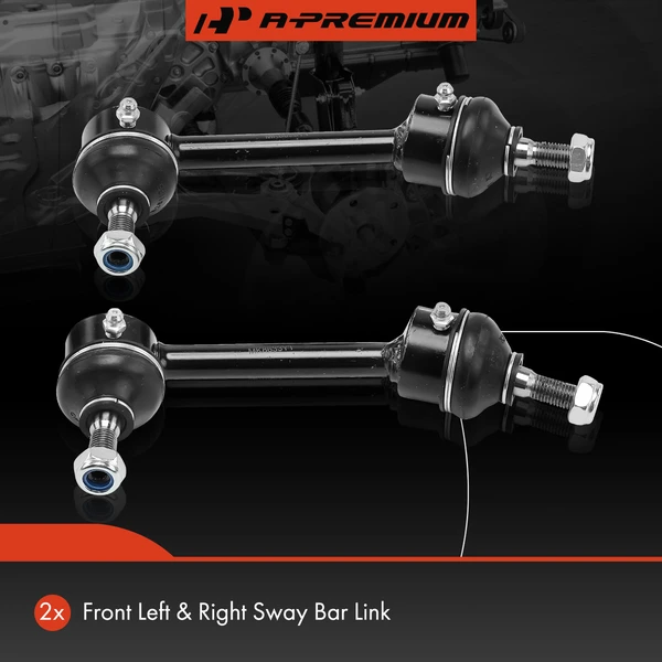 Sway Bar Link, Front Side, A-Premium APCA7135