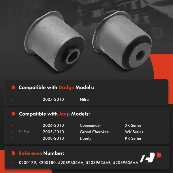 Control Arm Bushing Rear Upper To Frame A-Premium APCA9335
