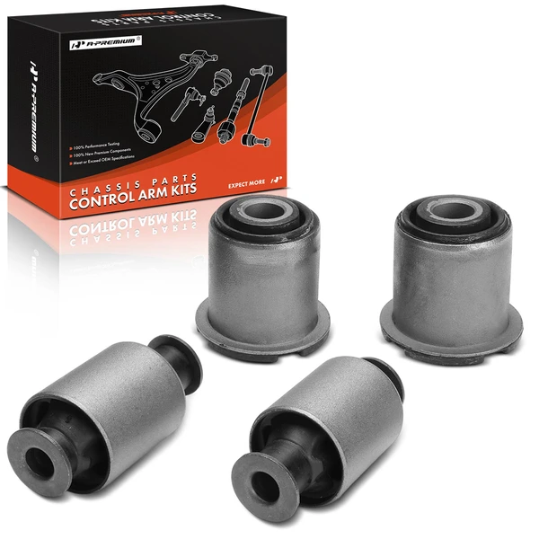 4-Pc Suspension Control Arm Bushing, Front Side A-Premium APCA9336