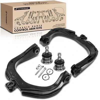 4 Pcs Front Upper Control Arm Kit with Ball Joint