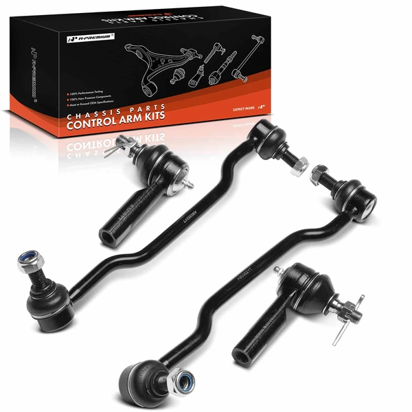 Sway Bar Link Tie Rod End Front Side A-Premium APCA9393