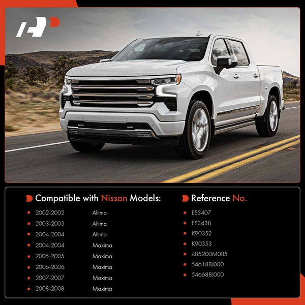 Sway Bar Link Tie Rod End Front Side A-Premium APCA9393