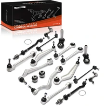 18 Pcs Front & Rear Control Arm Stabilizer Bar Link Tie Rod End