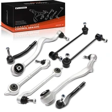 8 Pcs Front Control Arm Stabilizer Bar Link Tie Rod End