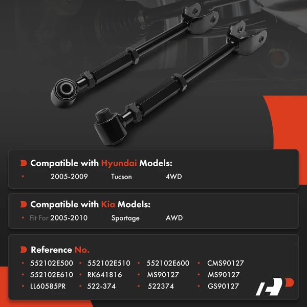 2-Pc Lateral Arm, Rear Driver & Passenger Forward A-Premium APCA9196