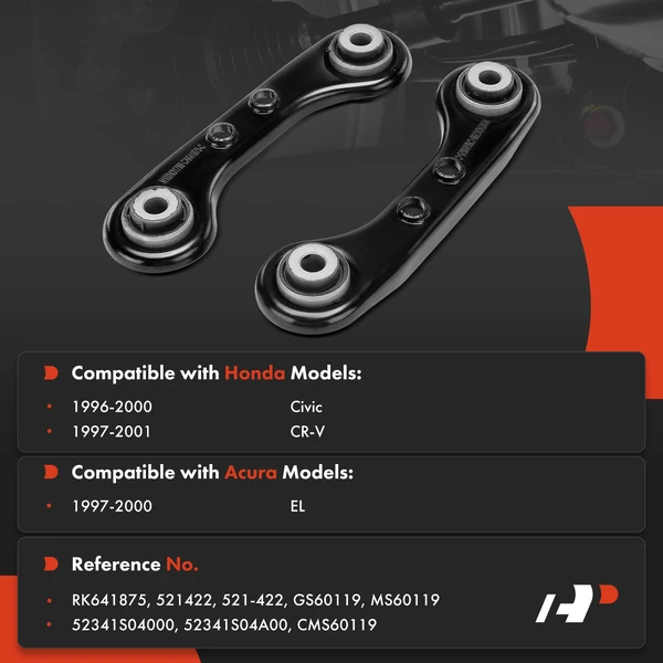 2-Pc Control Arm, Rear Side A-Premium APCA9198