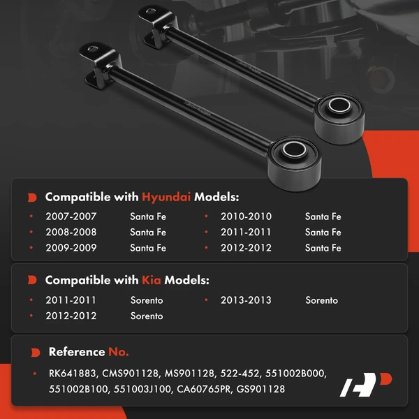 2-Pc Trailing Arm, Rear Driver & Passenger A-Premium APCA9199