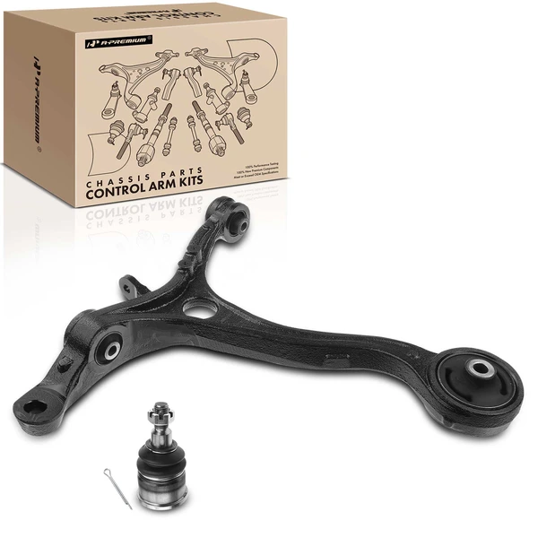 2009-2014 Acura TSX One Set Control Arm and Ball Joint Kit Front Passenger Lower A-Premium APCA0387