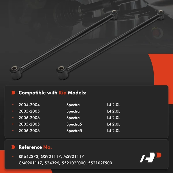 2-Pc Suspension Control Arm, Rear Lower Forward A-Premium APCA9201