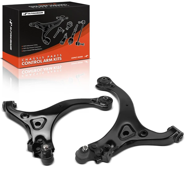 2-Pc Control Arm & Ball Joint, Front Driver & Passenger Lower with Ball Joint A-Premium APCA9202
