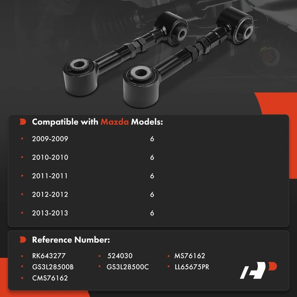 Suspension Control Arm Rear Driver & Passenger Lower Forward A-Premium APCA9204